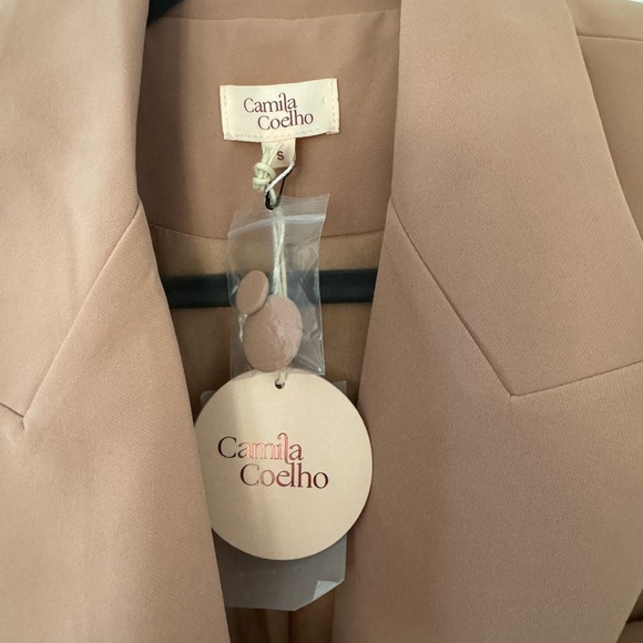 NWT Camila Coelho -- Morena Blazer in Nude Toffee (S) - Picture 3 of 3